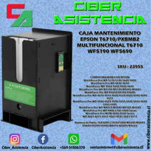 CAJA MANTENIMIENTO EPSON T6710/PXBMB2 MULTIFUNCIONAL T6710 WF5190 WF5690
