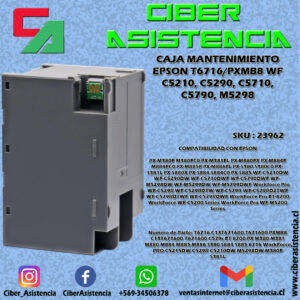 CAJA MANTENIMIENTO EPSON T6716/PXMB8 WF C5210, C5290, C5710, C5790, M5298, M52