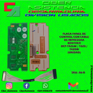 PLACA PANEL DE CONTROL IMPRESORA BROTHER DCP-T426W/T220/T428W (B57U367-3)