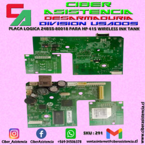 PLACA LOGICA Z4B55-80018 PARA HP 415 WIRELESS INK TANK