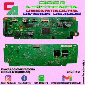 PLACA LOGICA IMPRESORA EPSON L3210 (UNIDAD)