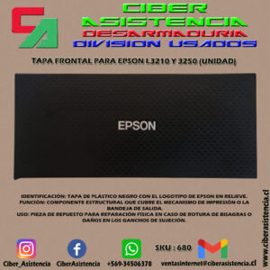 TAPA FRONTAL PARA EPSON L3210 Y 3250 (UNIDAD)
