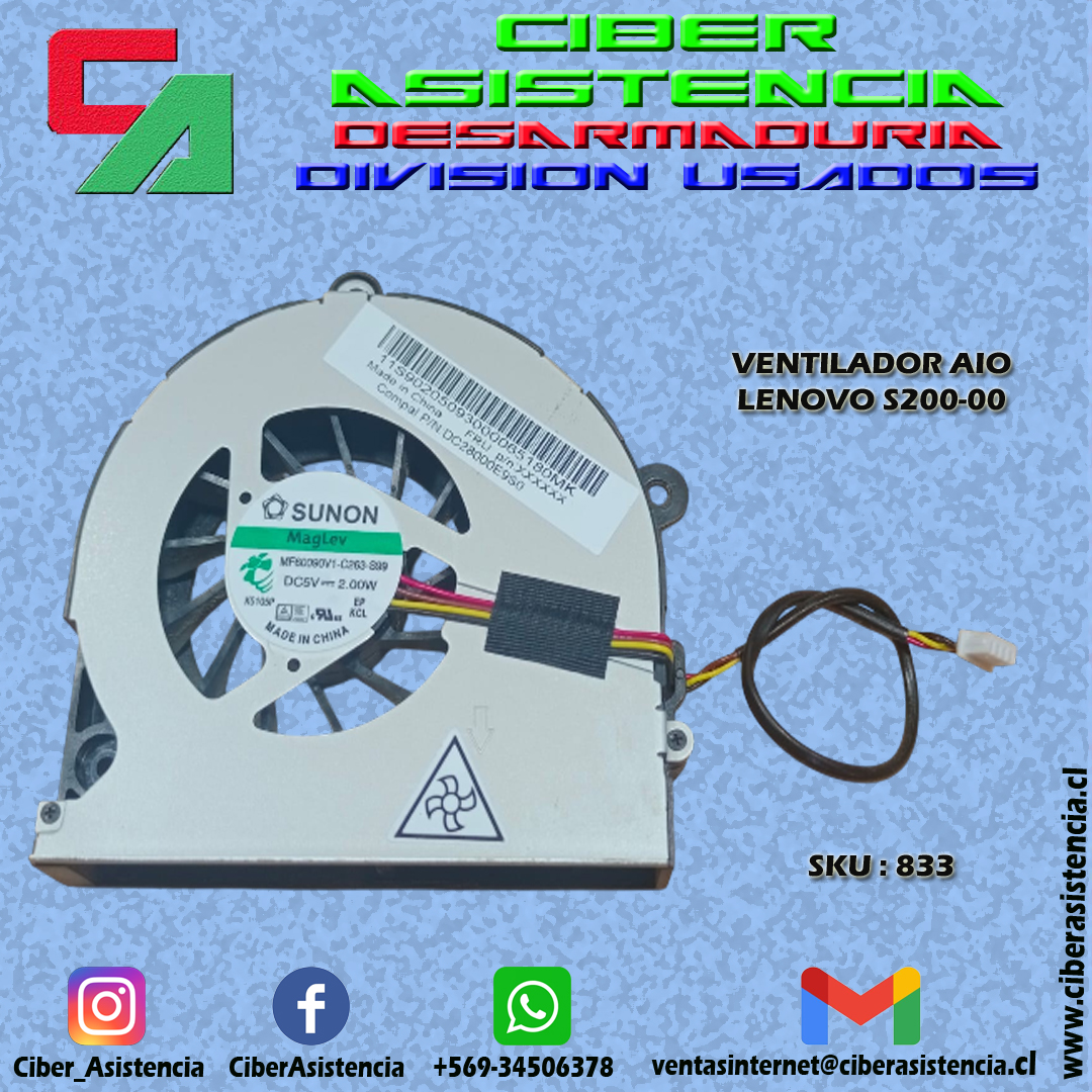 VENTILADOR AIO LENOVO S200-00