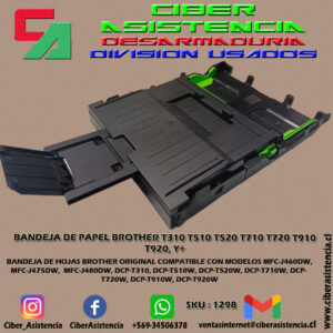 BANDEJA DE PAPEL BROTHER T310 T510 T520 T710 T720 T910 T920
