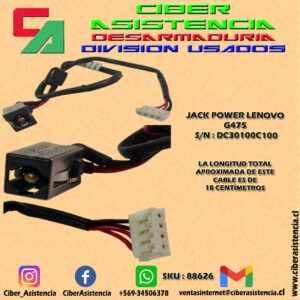 JACK POWER LENOVO G475 S/N : DC30100C100