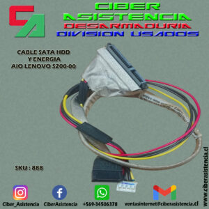 CABLE SATA HDD Y ENERGIA AIO LENOVO S200-00