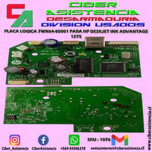PLACA LOGICA 7WN64-80001 PARA HP DESKJET INK ADVANTAGE 1275