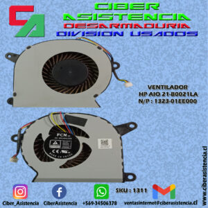 VENTILADOR HP AIO 21-B0021LA N/P : 1323-01EE000