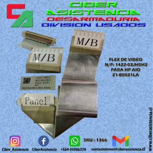 FLEX DE VIDEO N/P: 1422-03JH0H2 PARA HP AIO 21-B0021LA