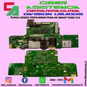 PLACA LOGICA Y0F69-80005 PARA HP SMART TANK 515