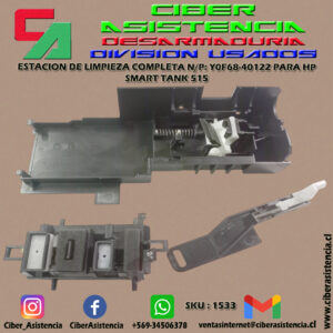 ESTACION DE LIMPIEZA COMPLETA N/P: Y0F68-40122 PARA HP SMART TANK 515