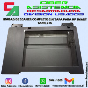 UNIDAD DE SCANER COMPLETO SIN TAPA PARA HP SMART TANK 515
