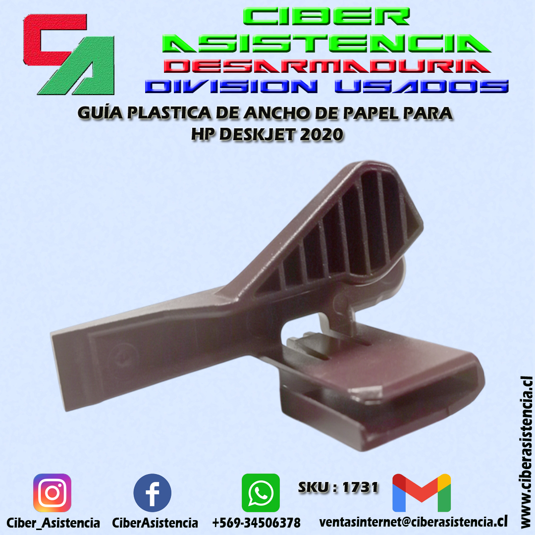 GUÍA PLASTICA DE ANCHO DE PAPEL PARA HP DESKJET 2020