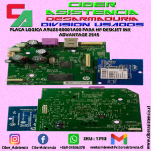 PLACA LOGICA A9U23-80001A00 PARA HP DESKJET INK ADVANTAGE 2545