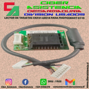 LECTOR DE TARJETAS CN731-60018 PARA PHOTOSMART D110