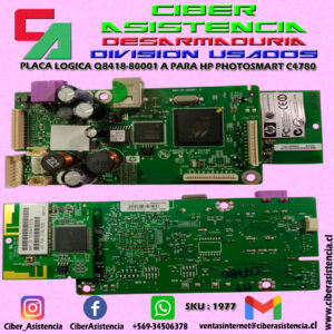 PLACA LOGICA Q8418-80001 A PARA HP PHOTOSMART C4780