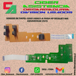 SENSOR DE PAPEL CZ021-80021-A PARA HP DESKJET INK ADVANTAGE 2515