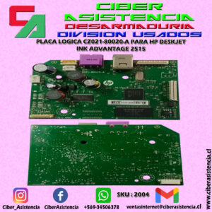 PLACA LOGICA CZ021-80020-A PARA HP DESKJET INK ADVANTAGE 2515