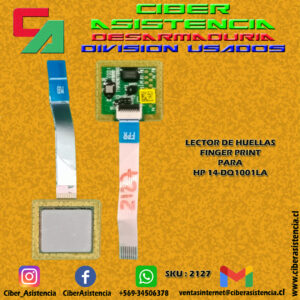LECTOR DE HUELLAS FINGER PRINT PARA HP 14-DQ1001LA