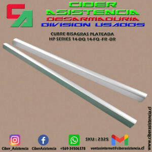 CUBRE BISAGRAS PLATEADA HP SERIES 14-DQ 14-FQ -FR -DR