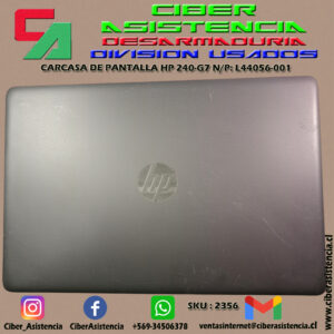 CARCASA DE PANTALLA HP 240-G7 N/P: M05456-001