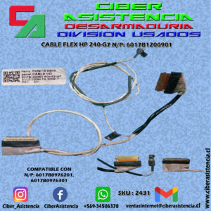 CABLE FLEX HP 240-G7 N/P: 6017B1200901