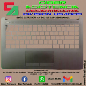 BASE SUPERIOR HP 240 G8 REPOSAMANOS