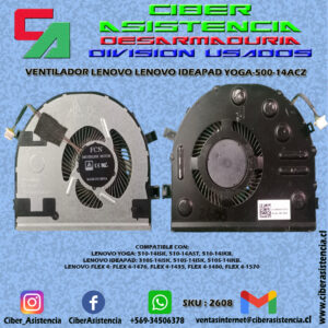 VENTILADOR LENOVO LENOVO IDEAPAD YOGA-500-14ACZ