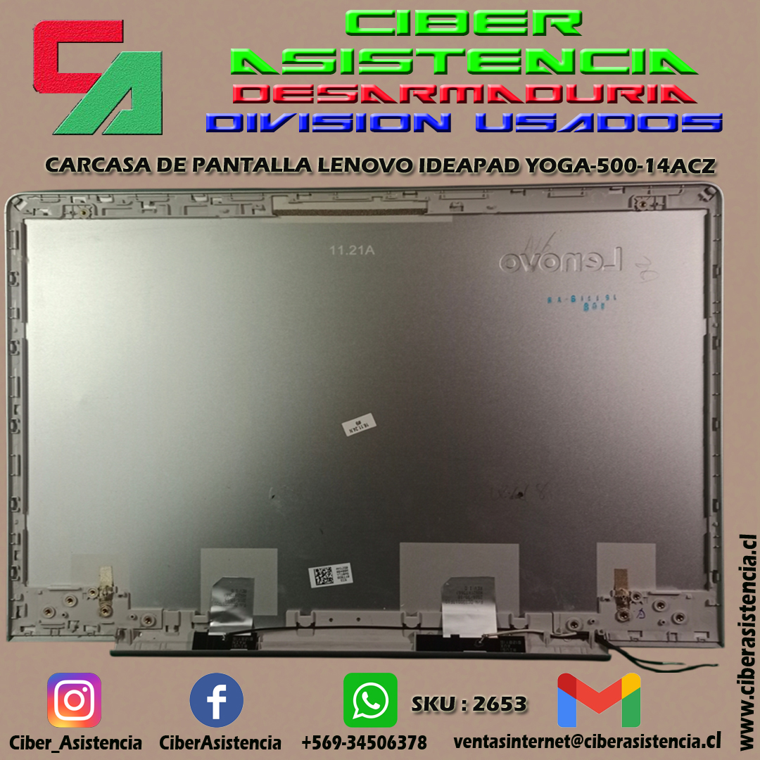CARCASA DE PANTALLA LENOVO IDEAPAD YOGA-500-14ACZ - Imagen 2