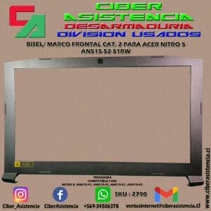 BISEL/ MARCO FRONTAL CAT. 2 PARA ACER NITRO 5 AN515-52-51RW