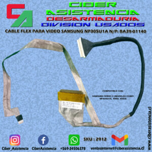 COMPATIBLE CON: SAMSUNG SERIES 3 (MODELOS COMO NP305U1A, 300U, 305U)