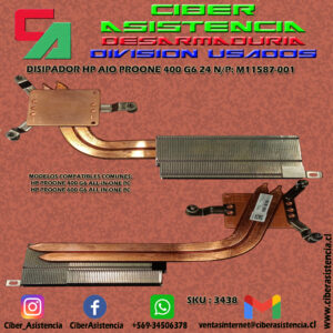 DISIPADOR HP AIO PROONE 400 G6 24 N/P: M11587-001