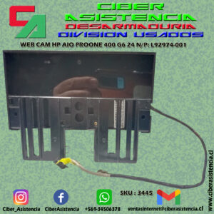 WEB CAM HP AIO PROONE 400 G6 24 N/P: L92974-001