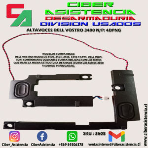ALTAVOCES DELL VOSTRO 3400 N/P: 4DPNG